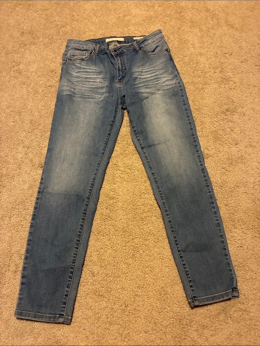 Slim Straight Women's Jeans in Light Blue